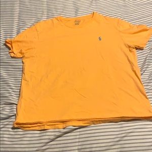 Orange polo t-shirt